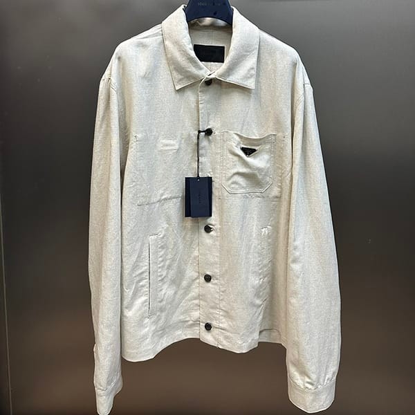 希少プラダ シャンブレーブルゾン  レプリカ シャツ puy37626